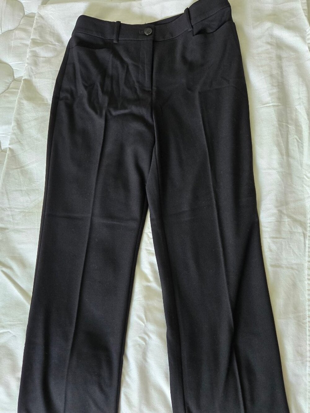 LOFT The Parker Straight Leg pant - Black - Size 8